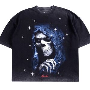 Darc Sport Grim Future Grunge Box Cut Tee Black XL Limited Edition Wolves Shirt